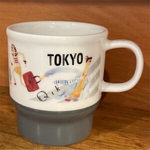 Starbucks Tokyo Coffee Tea Mug Cup 2016 Japan Geography Series watercolour style